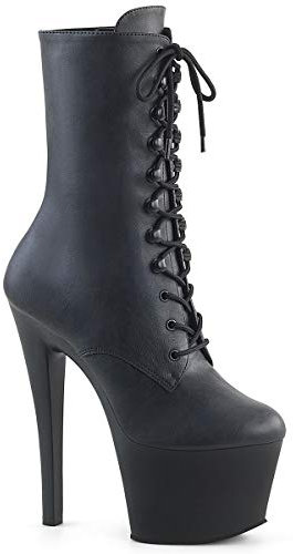 Pleaser SKY-1020 Blk Faux Leather/Blk Matte UK 5 (EU 38)