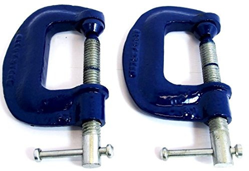 2 (60mm) Heavy Duty G Clamps Grip Holder Clasp Vice Set of 2 CL088