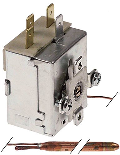 IMIT - Termostato para lavavajillas Comenda LC1200, LC700, LC900, LC1200RCD, LC412, conector plano de 6,3 mm, 1 polo, 1CO de 1 pin