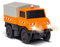 Carson 500504125 - 1:87 MB Unimog U406 100% RTR, ferngesteuertes Fahrzeug, fahrfertiges Modell, mit LED Beleuchtung, sehr Kleiner Wendekreis, perfekt für Dioramen, Orange