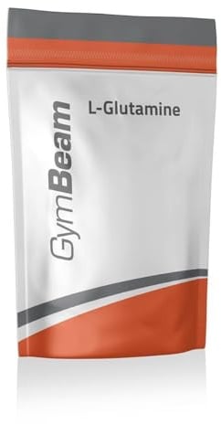 GymBeam L-Glutamin Pulver, 12000mg pro Tagesdosis - bedingt essentielle Aminosäure, Wiederauffüllen von Glutaminspeicher, geeignet für Ausdauer & Kraftsportler (500 g, Lemon-Lime)