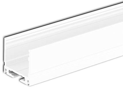 LED Aufbauprofil SURF16, Aluminium, 200cm, Weiß