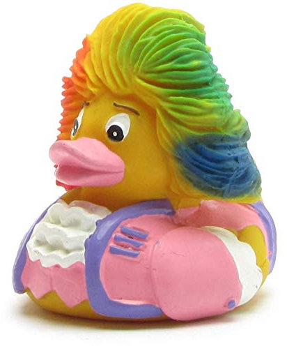 Duckshop Rock me Amadeus Badeente - Pride pink I Quietscheente I L: 9 cm