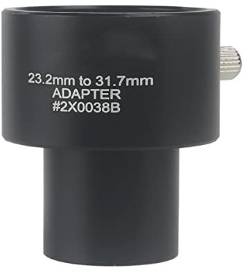Mikroskop-Zubehör-Kit 23,2 mm bis 31,7 mm T -Mount -Adapter 1,25 Zoll Teleskop -Okuliehen auf dem biologischen Mikroskop Mikroskopische Objektträger