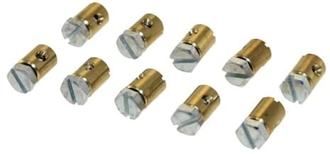 10x Bowdenzug Schraubnippel Klemmnippel 7x9 mm kompatibel mit Puch Hercules Kreidler Zündapp Mofa Moped Mokick