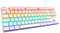 The G-Lab Keyz Mercury TKL Tastiera Meccanica Gamer 87 Tasti cablati USB AZERTY Francese, Retroilluminazione LED Multicolore - Gaming Compatto senza tastierino Digitale PC/PS4/PS5/Xbox Nuovo 2022,