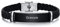 Bracelet Cuir Personnalisé Gravure, Manchette Tressée Cuir avec Plaque en Acier Inoxydable, Classique Bracelet Polissage Réglable pour Homme Garçon