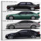 BMW-Auto-Poster E30 M3 Evo & E36 M3 GT & 46 M3 Gtr & E92 M3 Poster Dekoration Leinwand Wandposter und Kunstbild Druck Moderne Familie Schlafzimmer Dekor Poster 30,5 x 30,5 cm (12 cm 30x30 cm)