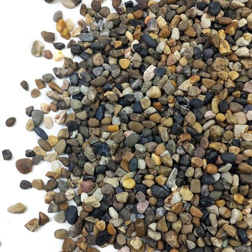 SHIZWU 4-8mm 9.1kg Aquarium Gravel Natural Fish Tank Substrate Stones | For aquascaping, planted tanks, aquarium bottom layer, plant substrate and fish tank decoration
