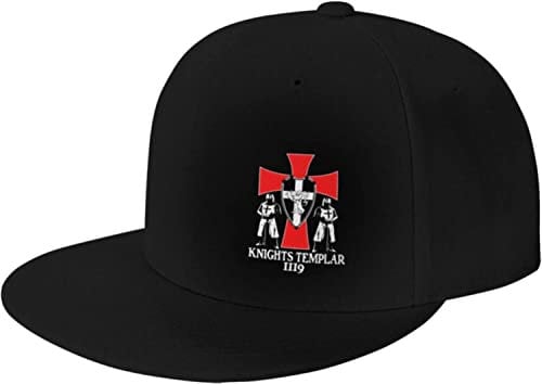 385 Baseballmütze Tempelritter 1119 Kreuzfahrer Deus Snapback Mütze Klassische Trucker-Kappe Sonnenschutz Sonnenmütze, Für Sport, Golf, Wandern