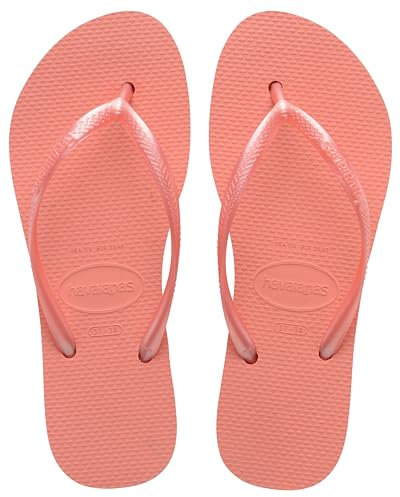 Havaianas Slim Flatform, Infradito Donna, Rosa Pesca, 37/38 EU