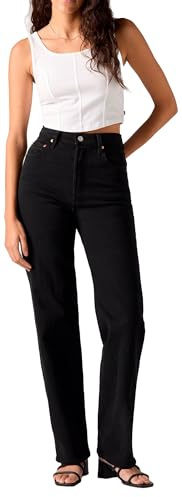 Levi's Femme Ribcage Full Length, Black Sprout, 30W / 34L