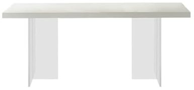 FAITHFULLY Küchentische Esstisch aus Acrylschiefer, modern, schlicht, for Zuhause, rechteckiger Esstisch, Spieltisch, Empfangstisch, Couchtisch Esszimmertisch (Size : M:140 * 80 * 75cm)