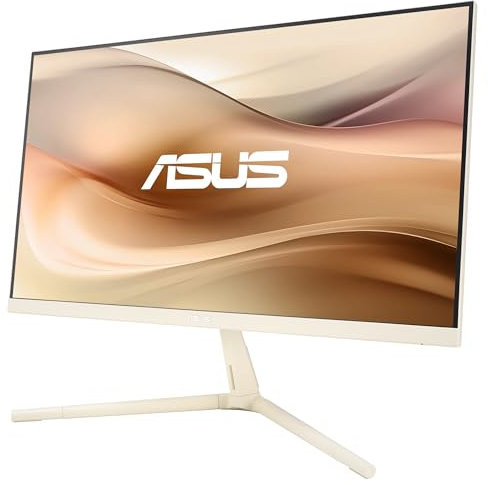 ASUS VU279CFE-M - Monitor Eye Care Gaming de 27 Pulgadas, FHD (1920 x 1080), IPS, 100 Hz, IPS, Adaptive-Sync, USB Tipo-C, sostenibilidad ecológica, DisplayWidget Center, EyeCare Plus - Color Oat Milk