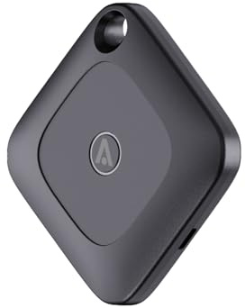 Alkaya GPS Tracker & Smart Tracker – Der Air Tracker für Apple iOS & Find My App. Perfekt zum Finden von Schlüsseln, Taschen & mehr. AR Ortung, Langer Akku, wasserfest.