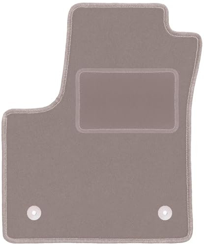 Wielganizator Automatte – Passend für Opel Meriva B Minivan 2010-2017 – Velours – Autozubehör - Praktische Fußmatte Auto – 1-teilig - beige