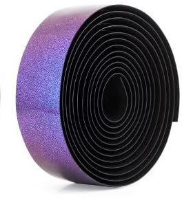 Slakerbe Lenker Haltegriff Wickelband,Fahrrad Lenkerband Rutschfest Atmungsaktive Cycling Fahrrad Lenkerband Fahrradlenkerzubehör Mit Endkappen für Mountainbikes Rennräder Bmx Räder,Lila