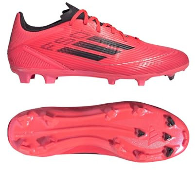 adidas F50 League Firm/Multi-Ground, Scarpe Unisex-Adulto, Turbo Aurbla Platinmet, 42 2/3 EU