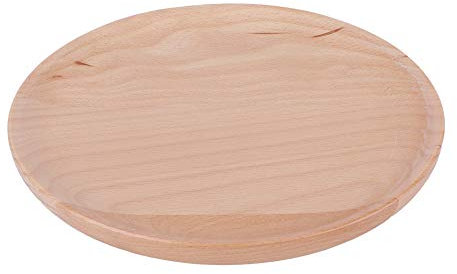 Bandeja para Servir Comida, Plato de Desayuno, Plato de Madera, para Sándwiches, Hamburguesas