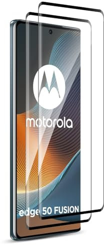 KeHowy Protector de Pantalla Compatible con Motorola Edge 50 Fusion，[2 Piezas] [9H Dureza] [HD Transparente] [Anti-Scratch] Cristal Templado, Protector de Vidrio Templado para Motorola Edge 50 Fusion