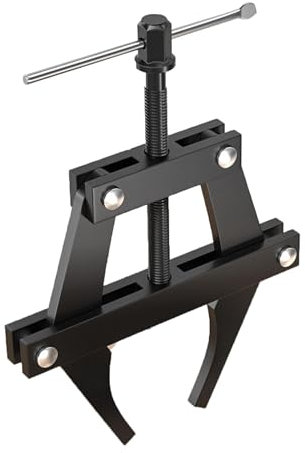Youngwier Roller Chain Puller, Roller Chain Tensioner, Roller Chain Breaker Tool, Heavy Duty Chain Separator, Steel Chain Tensioner for Motorcycles