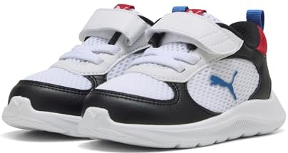 PUMA Kinder Fun Racer 2 Sneakers 21, Black Team Royal White Blue