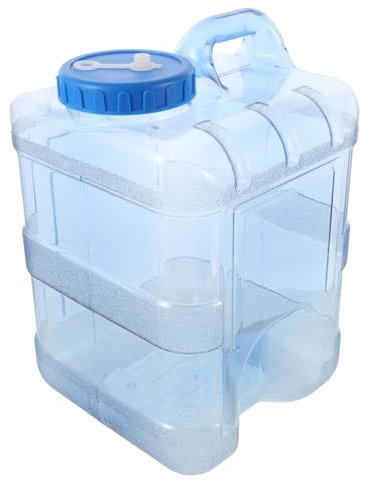 EXHUMKY Réservoir Eau De Camping Bidon De Stockage Liquide Conteneur Étanche Pour Activités Extérieur Portable Et Pratique