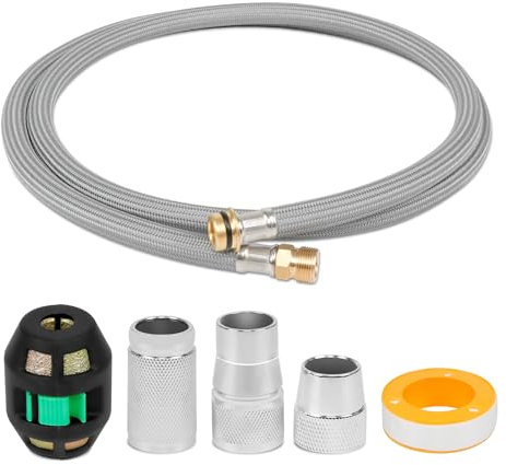Ausziehbarer Wasserhahnschlauch, Ersatz für Grohe 48293000 flexibler Wasserhahnschlauch, 46174000, 46092000, 46592000, Küchenarmaturen, flexibler Küchenarmaturschlauch