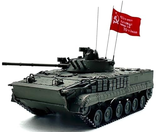 for ARTISAN Russian BMP-3 infantry fighting vehicle equipped with explosive reactive armor and red flag 1:72 Tank Pre-built Model