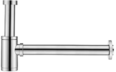 Siphon de lavabo en acier inoxydable for meuble-lavabo salle bain, accessoire for robinetterie Pour Salle Bain