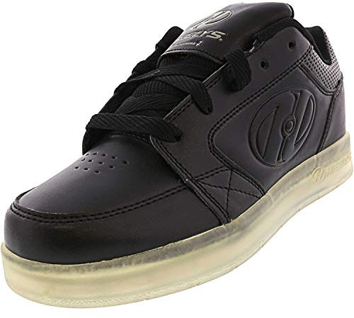 Heelys Unisex-Kinder Fitnessschuhe, Silber/Chrom, Triple Black, 35 EU