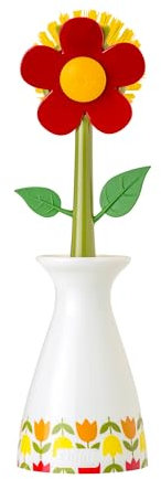 VIGAR Flower Power Spülbürste mit Ständer blumenförmig