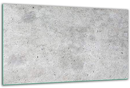 Herdabdeckplatte Ceranfeld 80x52 Abstrakt Grau Kochplatten Glas Induktion Deko