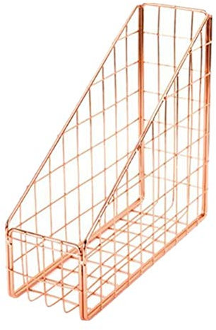 WPCASE Stehsammler Zeitschriftensammler Magazin Datei Halter Datei Magazin Halter Schreibtisch Organisatoren Schreibtisch Lagerung Rosegold