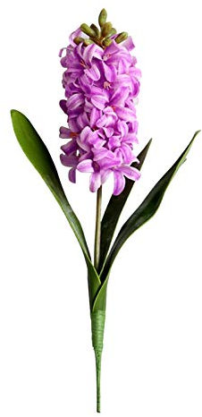 Oce180anYLVUK Künstliche Blume, 3D, Hyazinthe Narzisse aus Kunststoff, Kunstblume im Topf, Basteln, Handwerk, Dekoration, Blumenmuster, Violett