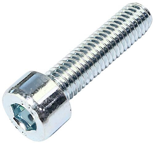 AERZETIX - C47640 - Satz von 100 stück - bolzen innensechskantschrauben M5x20 - mit innensechskantkopf - Ø5x20mm - DIN 912 - klasse 8.8 - aus verzinktem stahl - heimwerken - montagewerkzeug eisenwaren