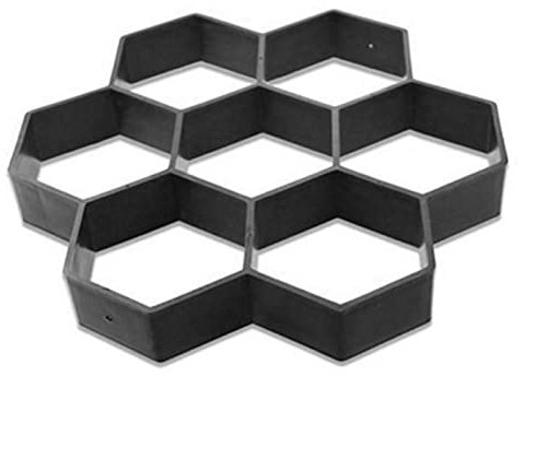 BINCIBH Pflasterform,Pflasterform Gehweg Garten Pflasterungsform Garten Wanderung Pflasterung Betonform DIY manuell Pflastern Zement Ziegelstein Steine ​​Straße Betonformen Betonformen (Color : 1pcs)