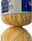 Filo Scozia Sfumato Uncinetto Cotone N. 8 Gom 100 GR (BIANCO E GIALLO 77)