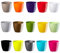 Waste Paper Basket Dust Bin Round Plastic Step Office Bathroom 2 Sizes 20 Colour (Red)