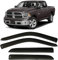 WITH001 4 Stück Auto Windabweiser für Dodge RAM 1500 2009-2018, Hohe Qualität Winddicht Sonnenschutz Schatten Windabweiser