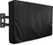Outdoor Waterproof TV Cover 40-42 Universal Weatherproof Dustproof Black Flat Screen Cover with Remote Control Pocket Patio Television Protector for Outside LCD LED OLED TV Screens (40-42, Black)
