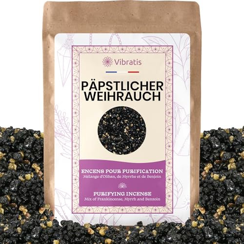 VIBRATIS Weihrauch Pätifical Grain A+, 100g - Verbessert die Vibrationsstufe, Unterstützt die Verbindung mit dem Göttlichen