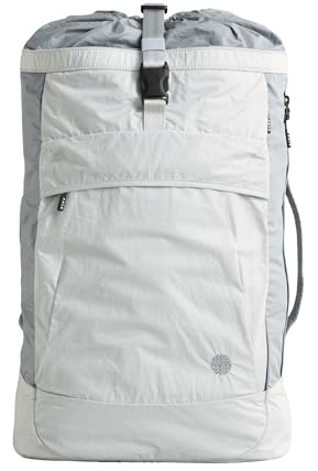 eoto Rucksack AIR Sky:HIGH Weiß/Grau Daypack für Uni, Reisen, Job und Freizeit, nachhaltig, Tagesrucksack, Reiserucksack, Tote Bag, Damen, Herren, 28 L
