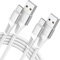 USB C Charger Cable 3M 2Pack Extra Long Type C Cable Nylon Charger Fast Charging Lead for Samsung Galaxy S21 S20 fe S22 S23 S24 Ultra A12 A13 A33 A53 S10 S9 S8 Plus,PS5,Sony Xperia XZ,Tablet,MacBook