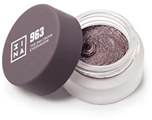 3INA MAKEUP - The 24H Cream Eyeshadow 963 - Taupe Lidschatten mit Cremige Textur - Mattes Schimmerndes und Glitzer Lidschatten-Finish - Wasserfest Creme Lidschatte - Vegan - Cruelty Free