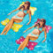 Lit de natation gonflable, hamac d'eau, fauteuil de salon, matelas gonflable, salon flottant, hamac pour piscine, plage, adultes et enfants (rouge + jaune)