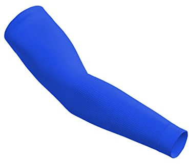 Generico Coppia di Manicotti per Braccia Protezione Solare UV manicotto Braccio Sport Fascia Pallavolo Ciclismo Basket (ROYAL)