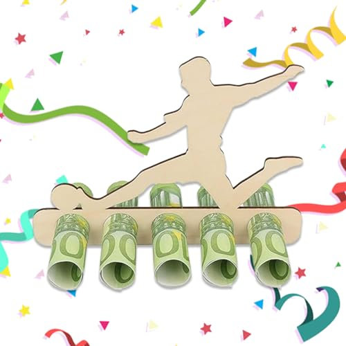 Plstod Geldgeschenke Geburtstag Originelle Geschenke aus Holz Fußball Geschenke Geschenk zum Geburtstag Geburtstag Jubiläum Geschenke zur Einschulung für Jungen Freunde Familie Liebhaber