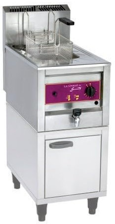 Friteuse gaz modulaire à poser - 10 Litres - 7 kW - Sofraca