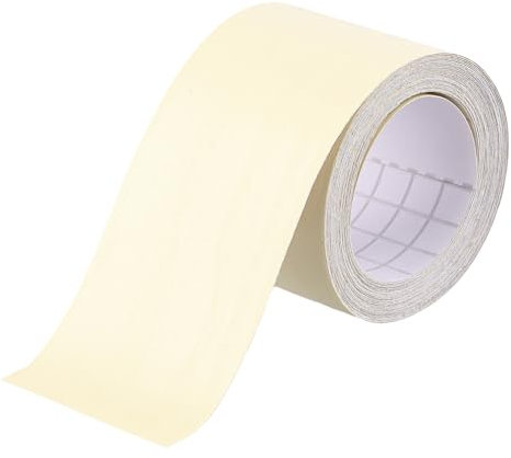xianynow 1 Rouleau Bois Ruban Adhésif, Adhésif Texturé Bois Imperméable 50 mm x 10 m, Faux Bois Grain Contact Papier, Ruban de Réparation de Meubles, pour Portes, Sols, Plinthe (bois, beige)